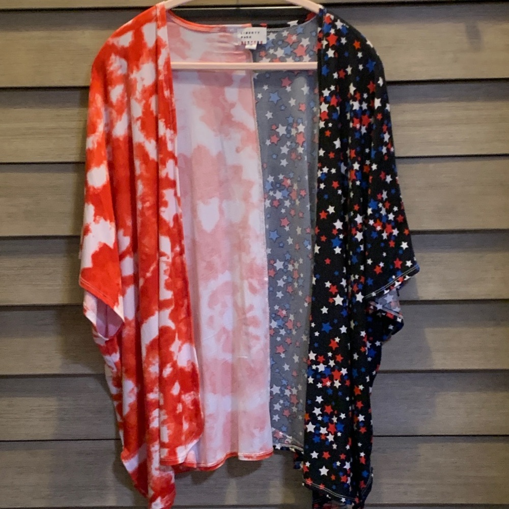 Liberty Park Patriotic Topper NWOT